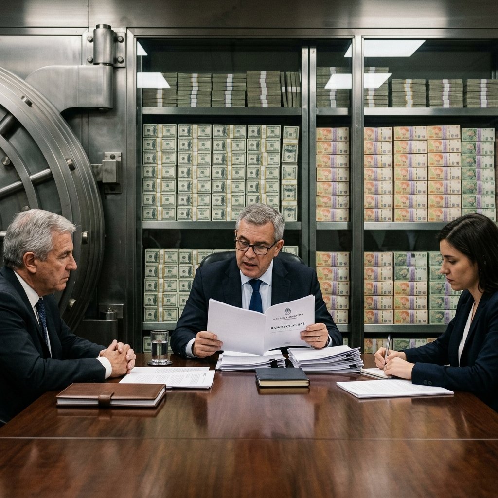 Fachada del Banco Central de la República Argentina