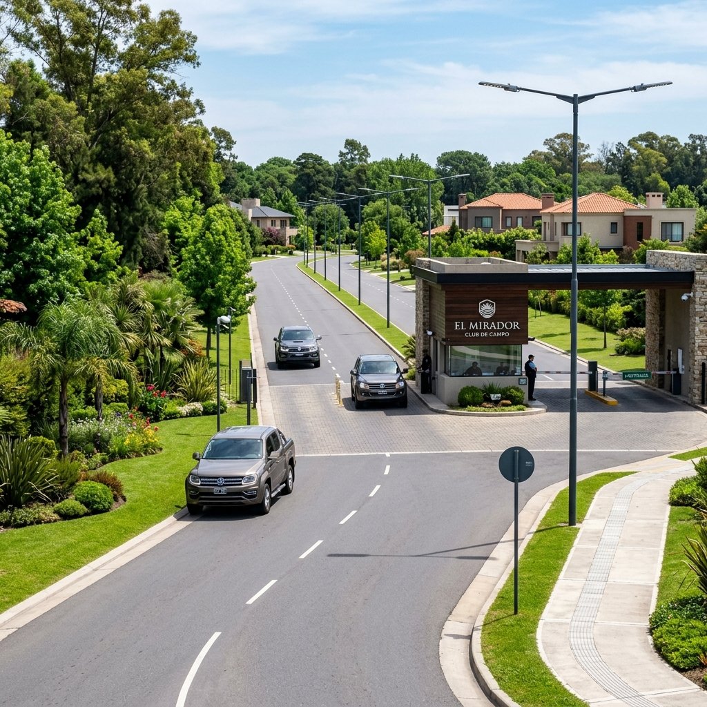 Infraestructura y conectividad en urbanización de Los Cardales