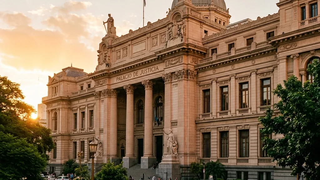 Palacio de Tribunales y la Corte Suprema de Justicia