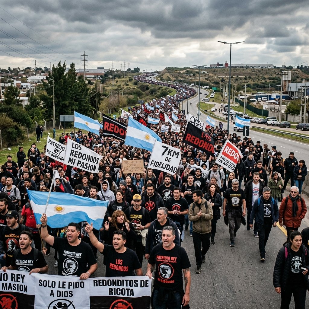 Una multitud despide al Indio Solari: una fila de fanáticos de 7 kilómetros para