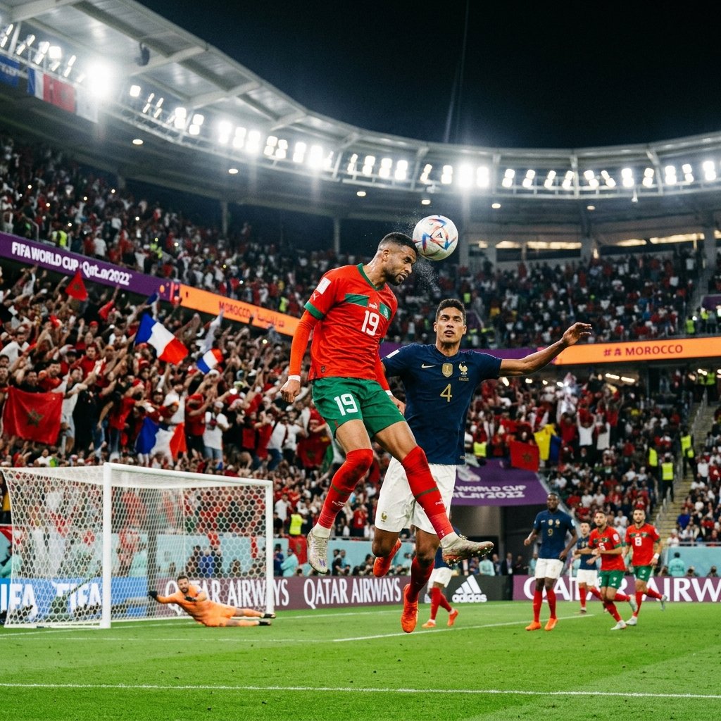 Francia le ganó con autoridad a Marruecos y es semifinalista, pero una molestia 