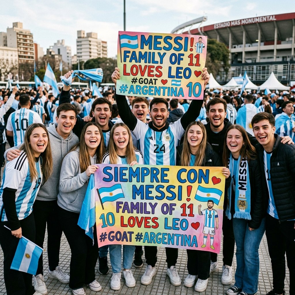 Son once hermanos Messi e hicieron un emotivo video para apoyar a Leo antes de l