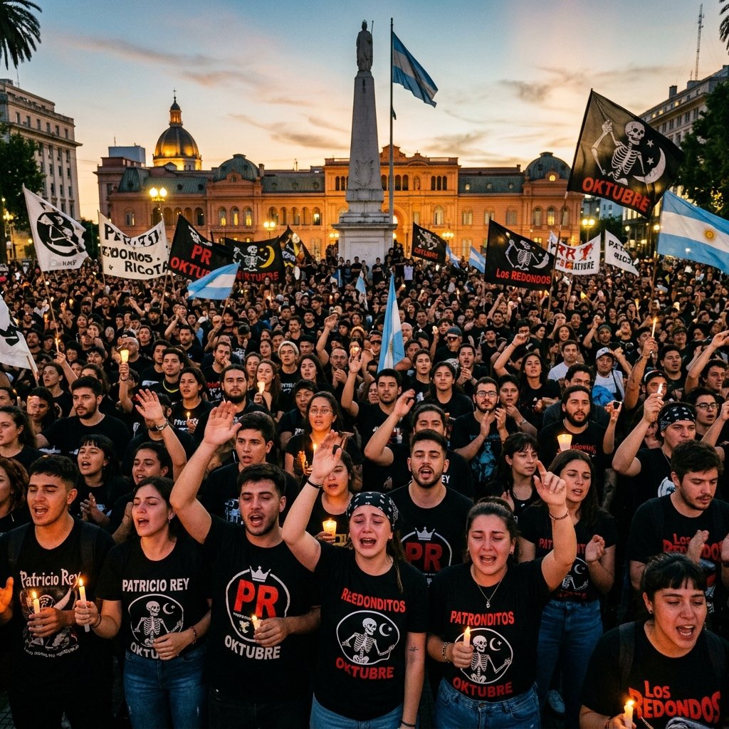 Una multitud despidió al Indio Solari con una misa ricotera en Plaza de Mayo