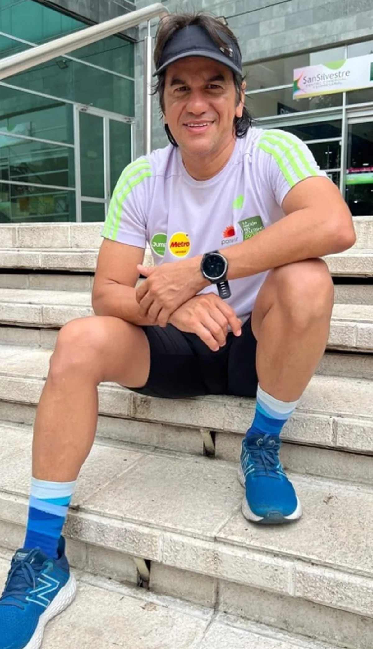 Jhon Manuel Riascos, director de Night Run Neon, en Barrancabermeja