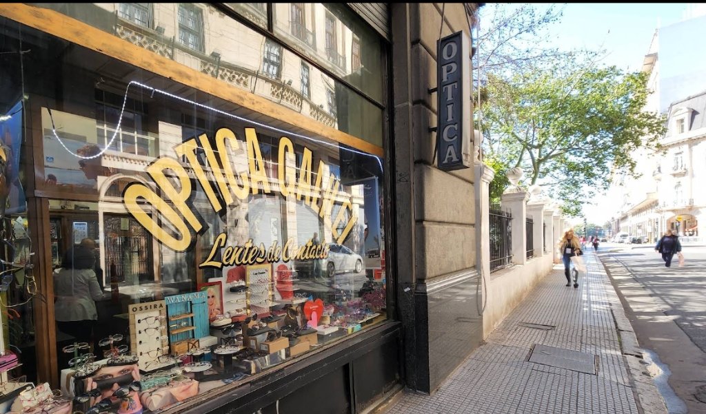 Fachada exterior de Optica Galilei