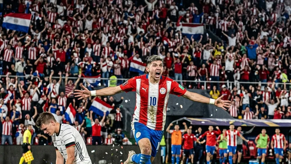 Arquero de Paraguay durante una definición por penales ante Alemania