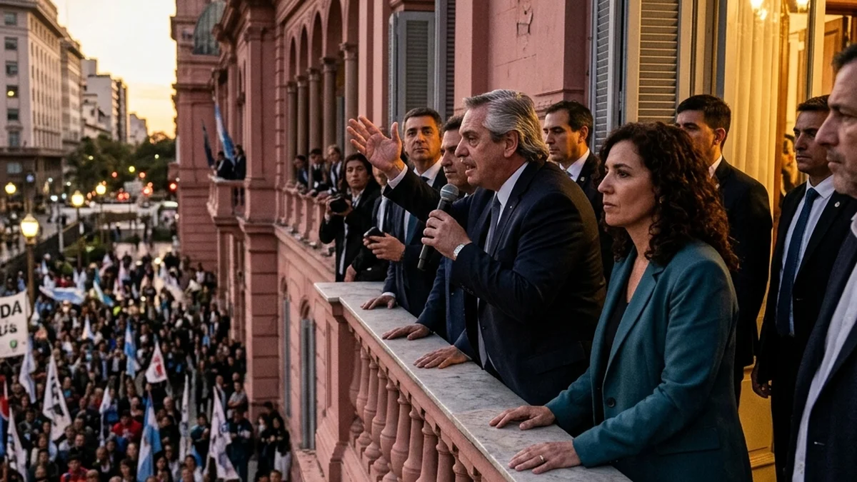 Manifestación sindical frente al Congreso de la Nación tras la reglamentación de la reforma laboral.