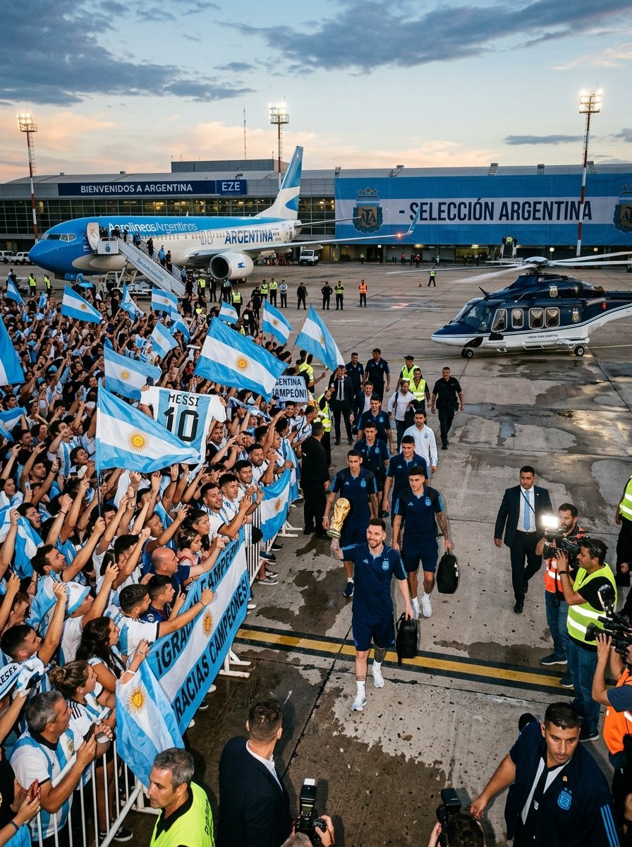 El plan del Gobierno para la Selección: llegada el lunes a Ezeiza y vuelo en hel