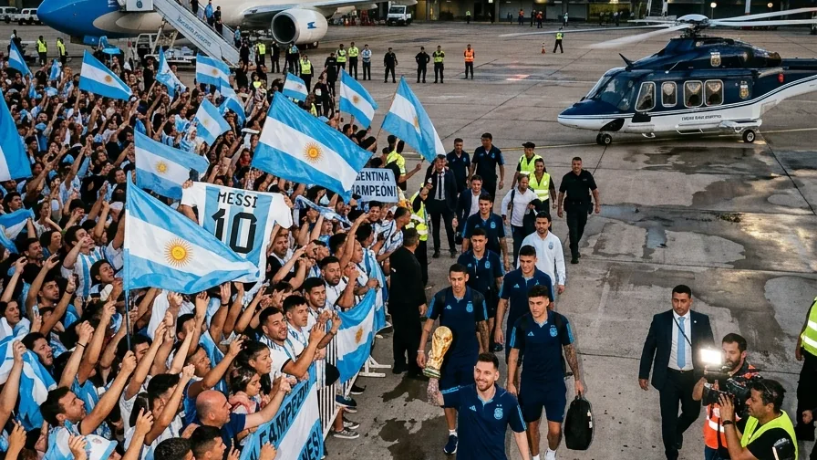 El plan del Gobierno para la Selección: llegada el lunes a Ezeiza y vuelo en hel