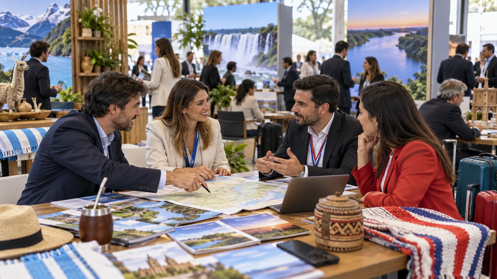 Profesionales de Argentina y Paraguay participan de una feria internacional de turismo