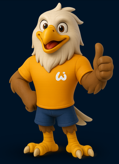 Mascota oficial de Wings Store