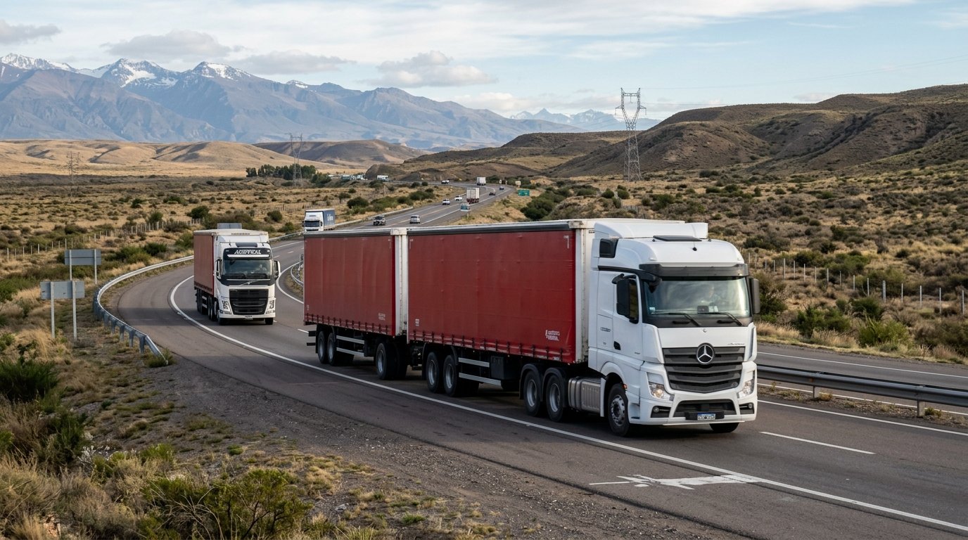 Vista panorámica de un puerto activo con contenedores apilados, grúas gigantes y buques cargueros, representando las operaciones de comercio exterior de un freight forwarder.